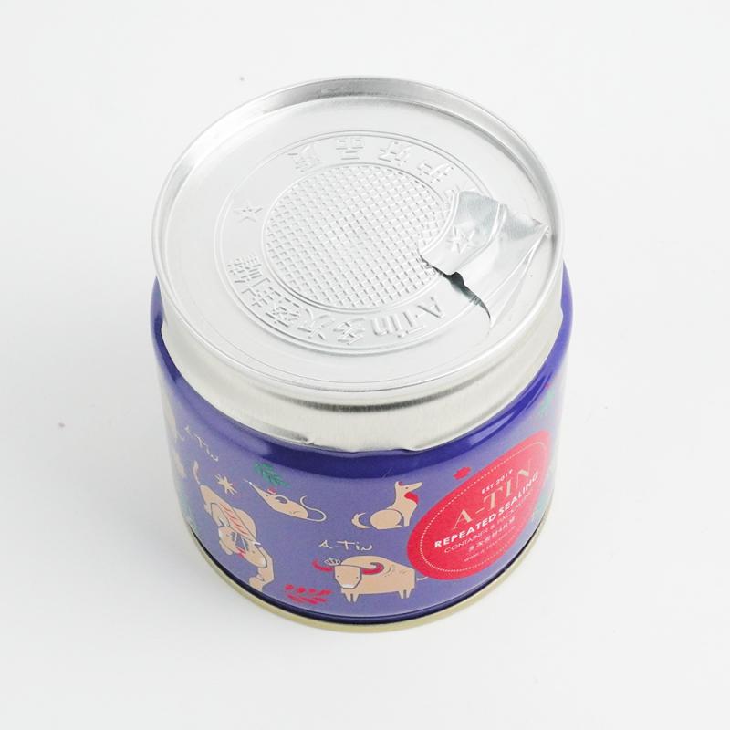 OEM China 6×2 Tin Can Suppliers - Custom LuxuryAirtightMetal Tea tin can TTC-034 – Jiayi detail pictures