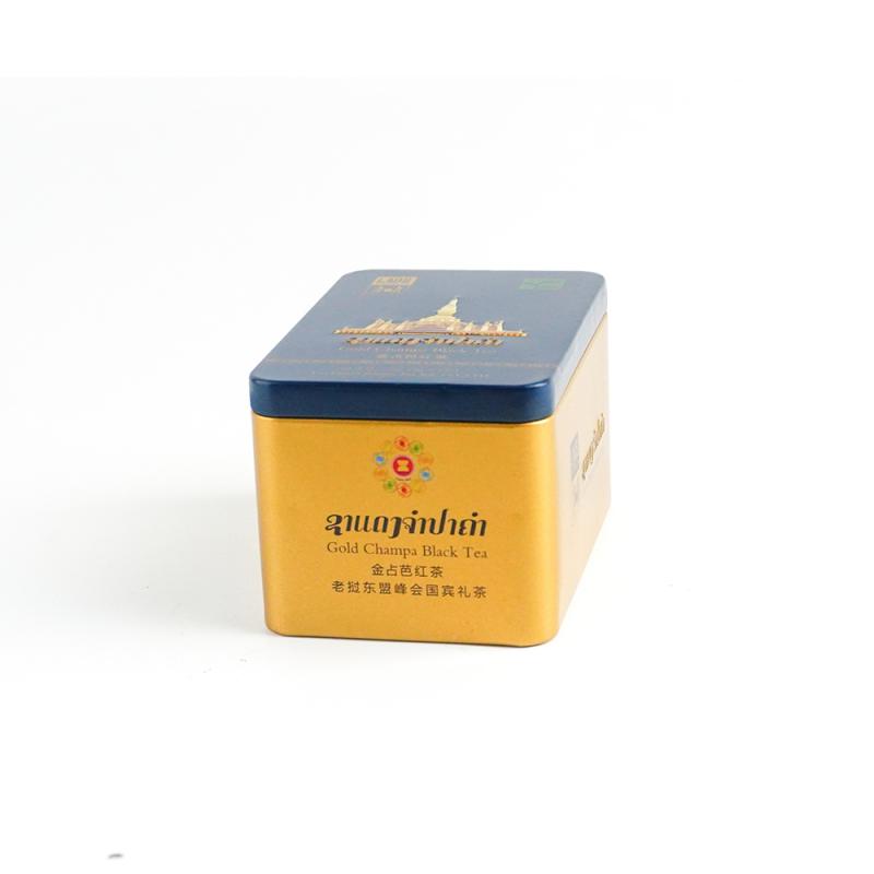 ODM Custom Big Tin Cans Suppliers - Custom Logo Square Shape Matcha Tea tin can TTB-012 – Jiayi detail pictures