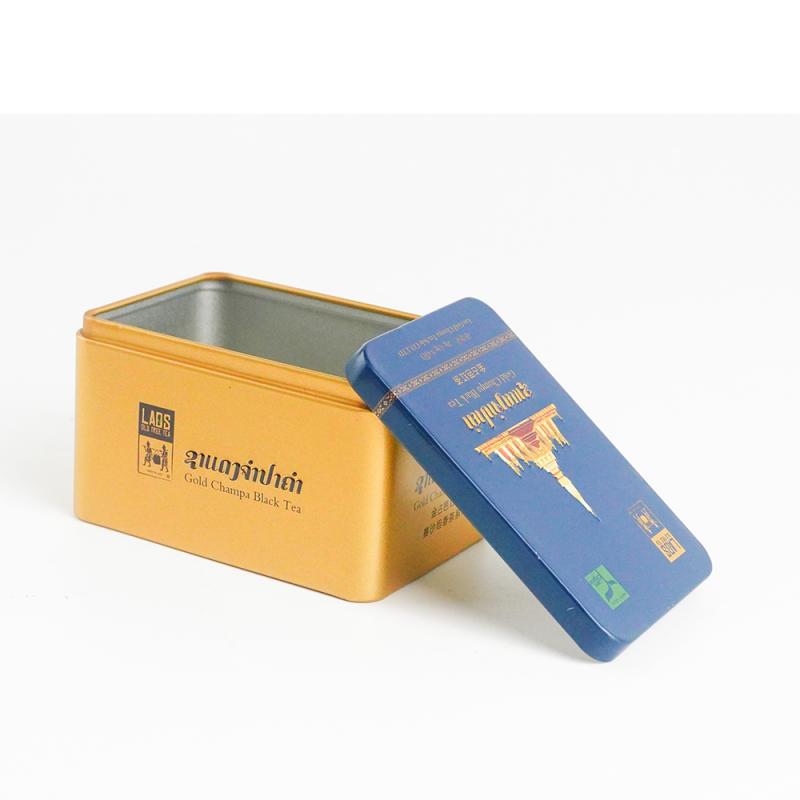 ODM Custom Big Tin Cans Suppliers - Custom Logo Square Shape Matcha Tea tin can TTB-012 – Jiayi detail pictures