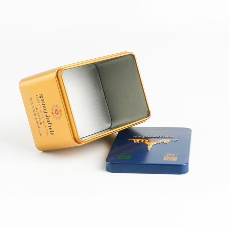 ODM Custom Big Tin Cans Suppliers - Custom Logo Square Shape Matcha Tea tin can TTB-012 – Jiayi detail pictures