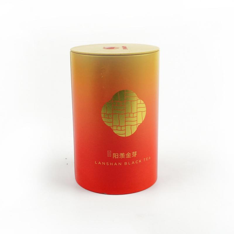 Cheap Food Tins With Lids Factory -Logo Design Round Shape Tea tin can TTC-028 – Jiayi detail pictures
